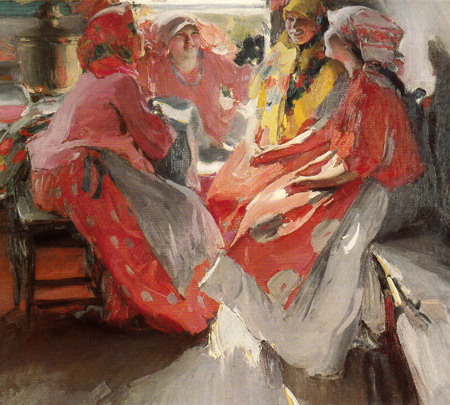 A.Arkhipov: Gosti, 1914